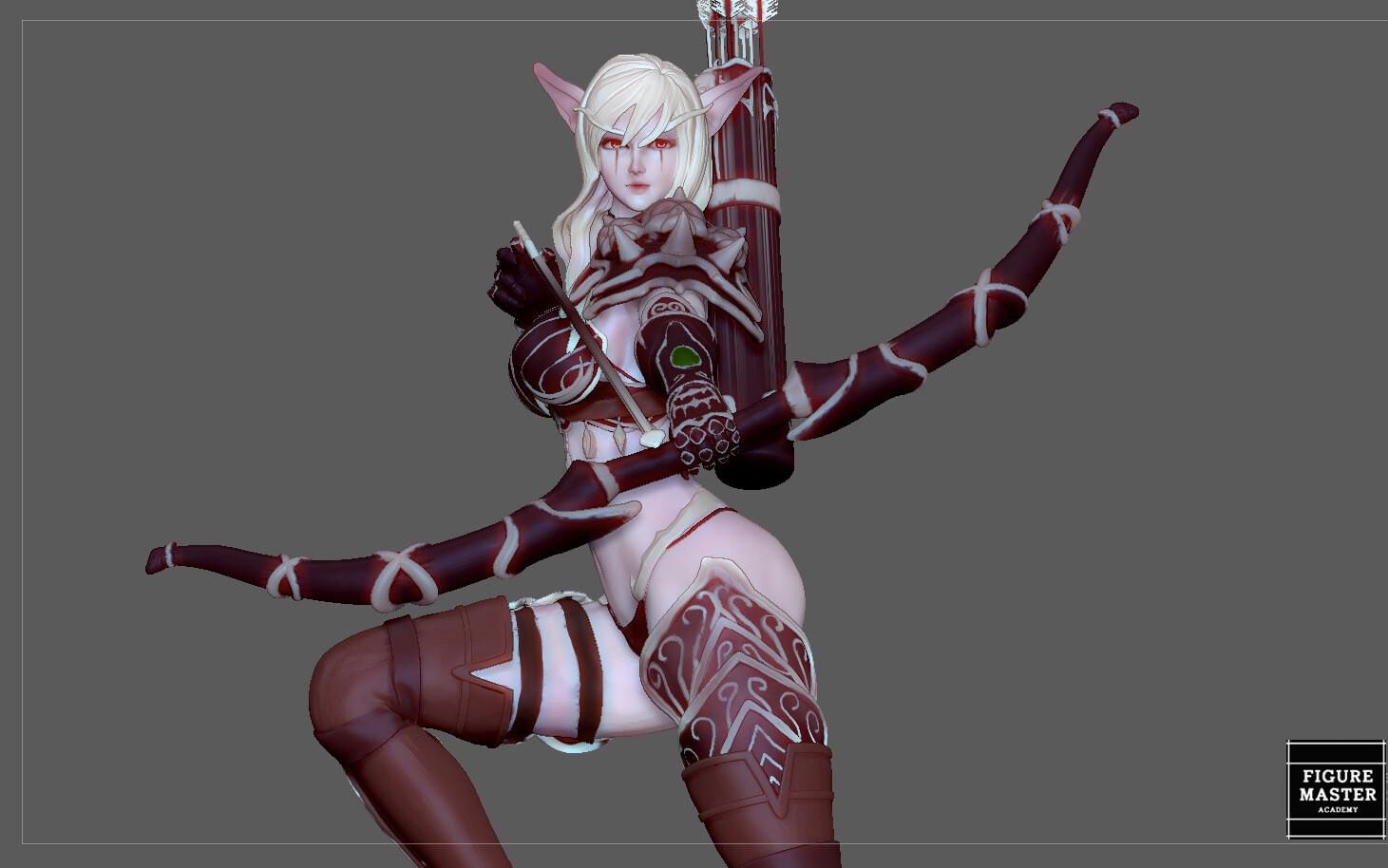 ArtStation - SYLVANAS WINDRUNNER WARCRAFT WOW FEMALE DARK ELF SEXY GIRL