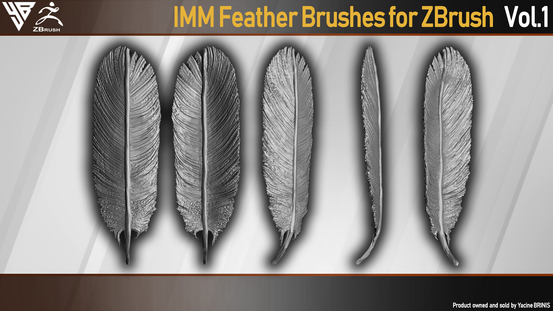 ArtStation - IMM Feathers Brushes for ZBrush