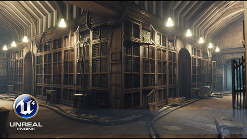 The "Bookworm Experiment" _ Library Scene [UE]