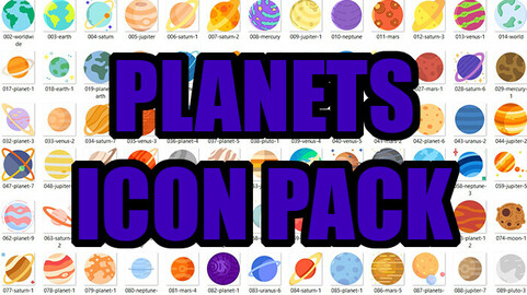 Planets Icon Pack