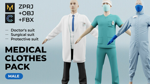 Medical clothes pack (male)