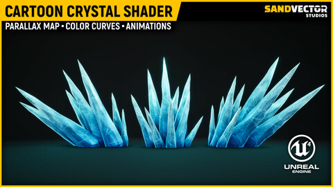 Cartoon Crystal Shader - Unreal Engine 4