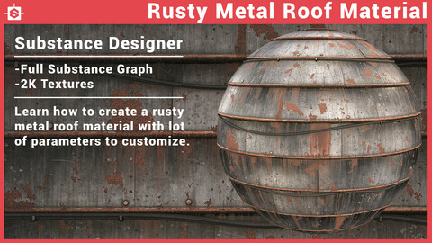 Metal Roof Substance Designer Material