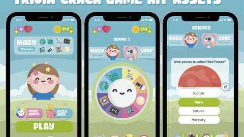 Trivia Crack Game Kit Assets