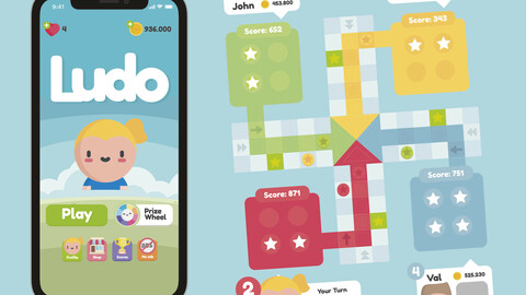 Ludo Game GUI Assets