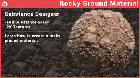 Desert Rocky Ground - Substance Designer
