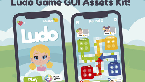 Ludo Game GUI Assets Kit