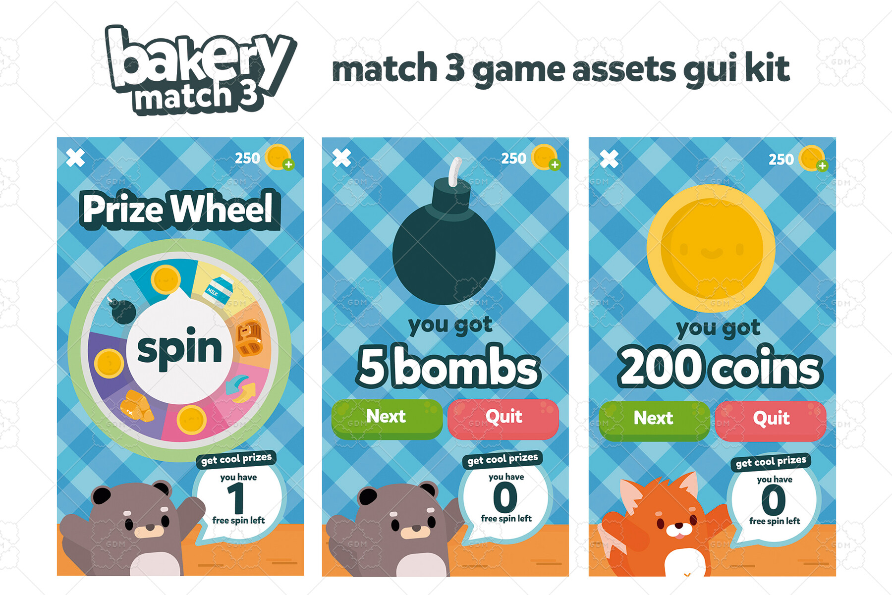 Animals Bakery Sweet Match GUI Kit | Candy Crush Level 1535 Glitch |  sincovaga.com.br