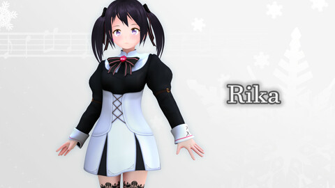 Rika Original - VRChat/Game Ready