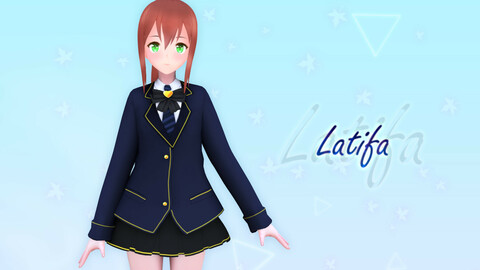 Latifa V2 Original - VRChat/Game Ready
