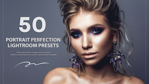 50 Portrait Perfection Lightroom Presets