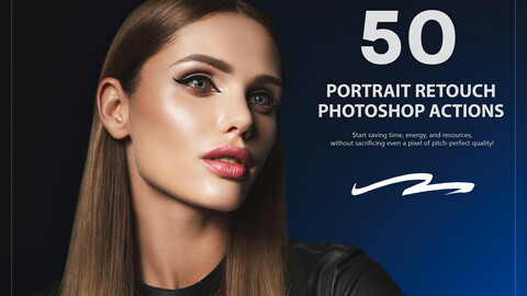 50 Portrait Retouch Photoshop Actions
