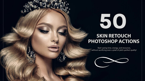 50 Skin Retouch Photoshop Actions