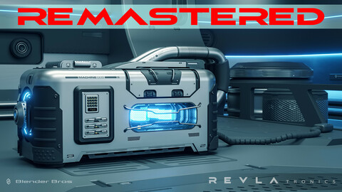 SciFi Crate Design in Blender - REMASTERED