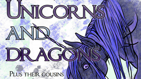 Unicorns and Dragons Printable Coloring Book
