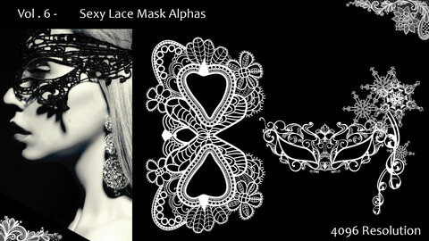 Vol. 6 - Sexy Lace Mask - Alphas