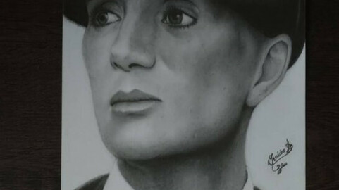 Realistic drawing - Thomas Shelby / Peaky Blinders