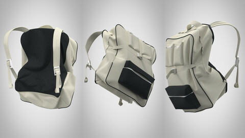 Very simple backpack 3d model