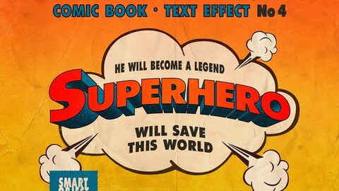 Vintage Comics Text Effects