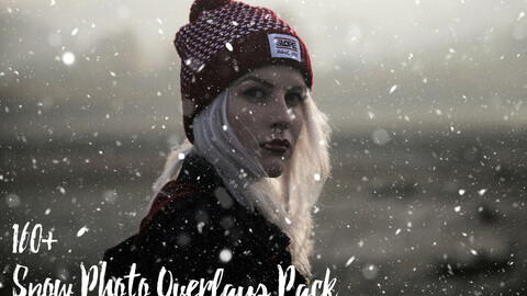 160+ Snow Photo Overlays Pack