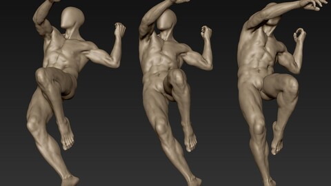 Male Full Body Sculpt Pose 12