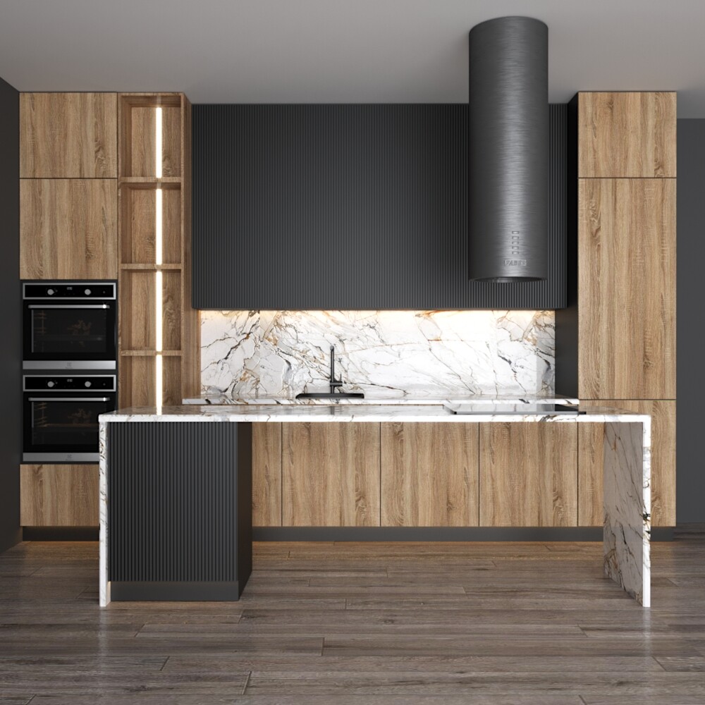 ArtStation - modern kitchen + 3 appliance kitchen | Resources