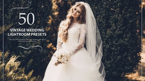 50 Vintage Wedding Lightroom Presets