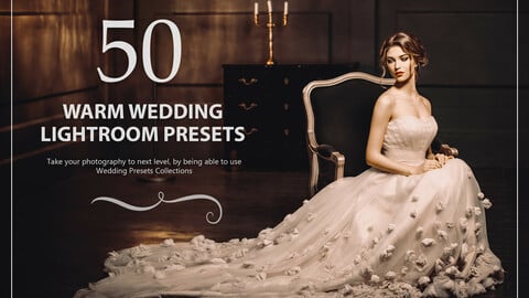 50 Warm Wedding Lightroom Presets