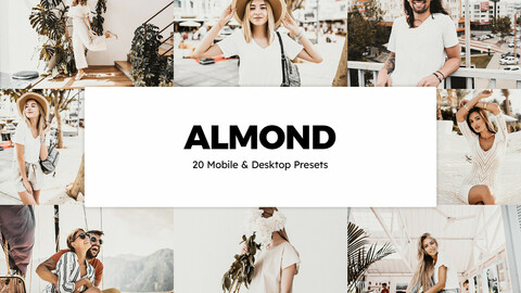 20 Almond LUTs and Lightroom Presets