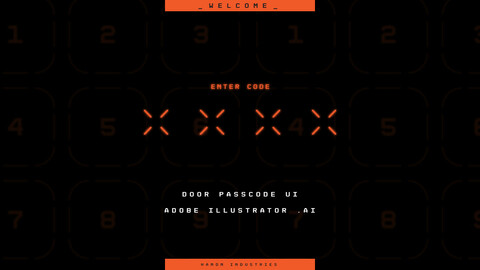 Door Passcode UI - Hanon Industries