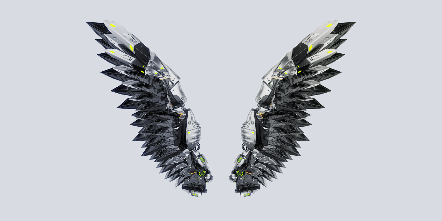 ArtStation - Sci-fi mecha wings image set vol. I | Resources