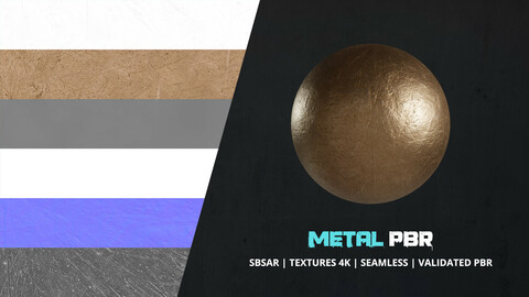 Textures Scratched Metal 4k Pbr - 010