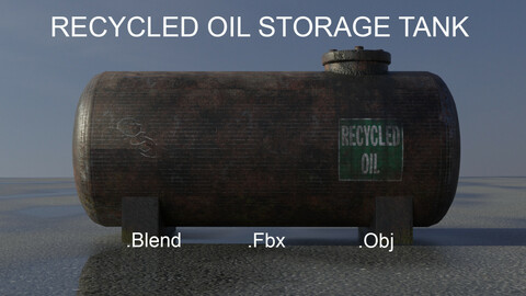 Industrial Recycled Oil Storage Tank