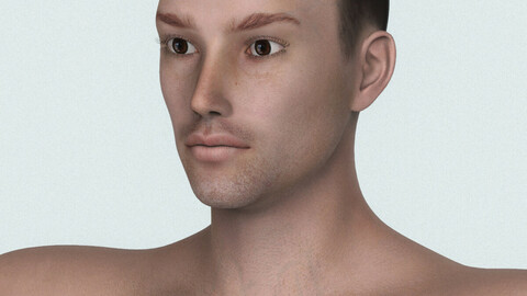 Realistic Man 3D Model