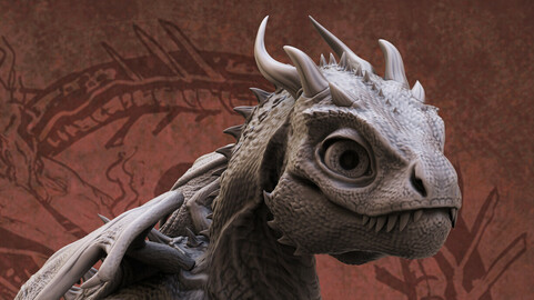 Baby Dragon - 3D Printable