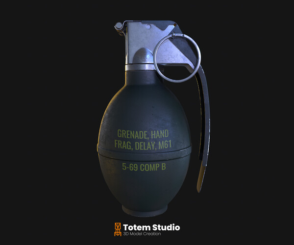 ArtStation - M61 Frag Grenade | Resources