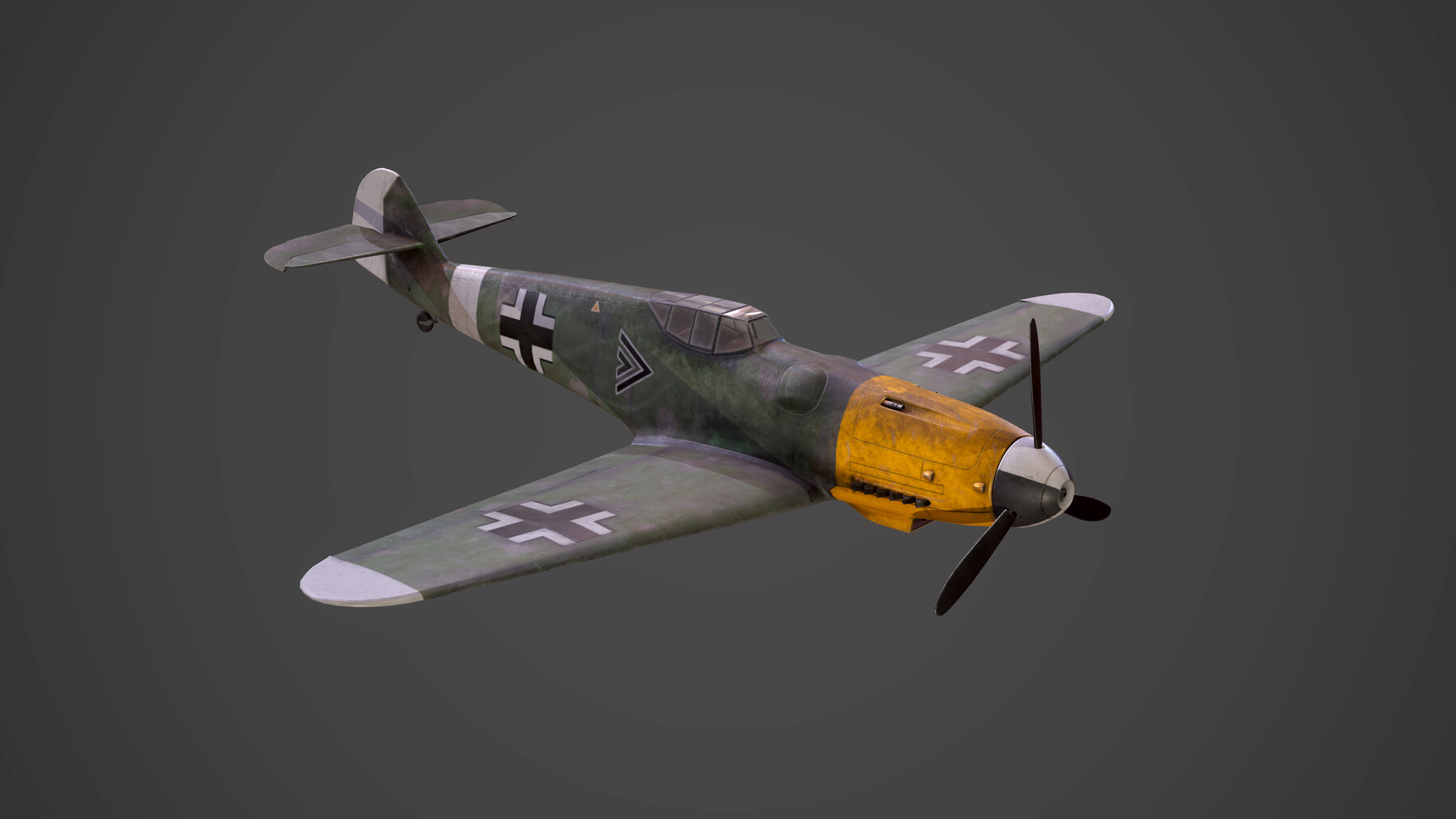 Artstation - Messerschmitt Bf-109 - Game Ready 