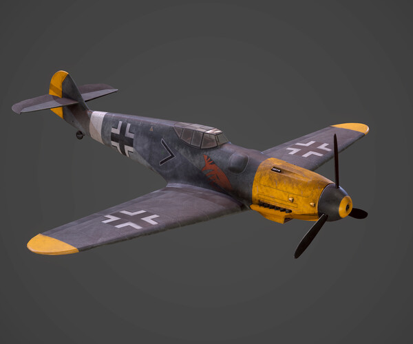 ArtStation - Messerschmitt BF-109 - Game Ready | Game Assets