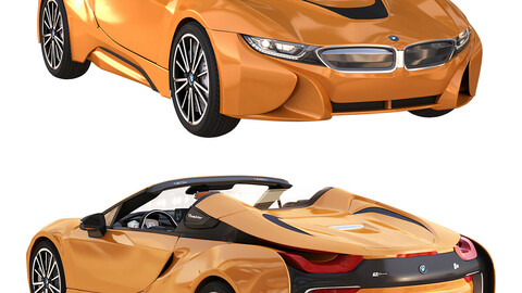 bmw i8 roadster orange