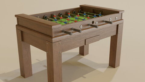 Classisc foosball wooden table