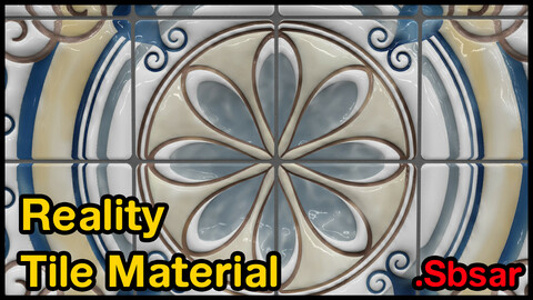 Reality Tile Material / v26 / .sbsar