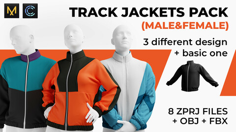 Track jackets pack (male&female)