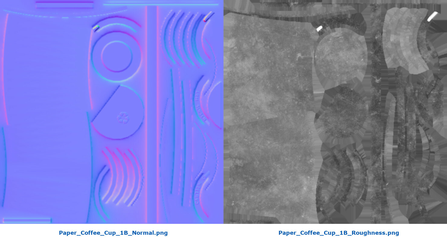 ArtStation - Paper Coffee Cup 1B | Game Assets