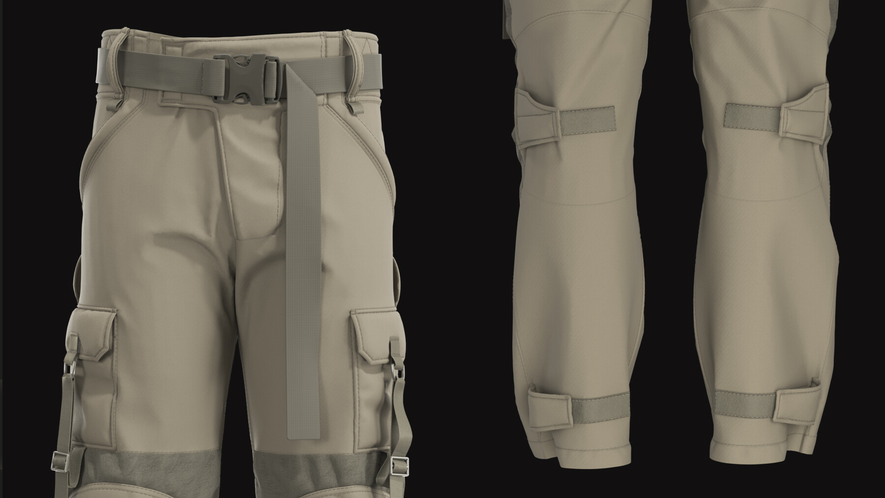 ArtStation - Male Pants Tactical | Game Assets