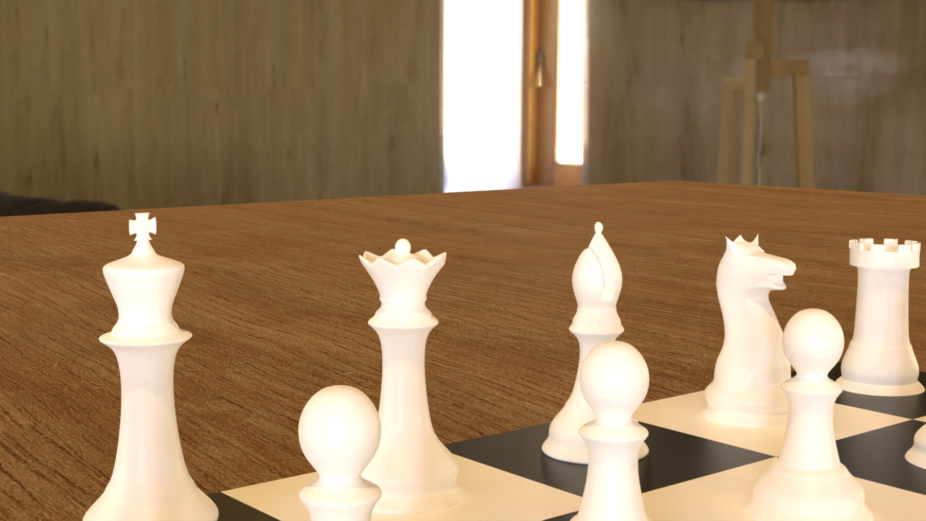 ArtStation - Low poly 3D Chessboard Game assets