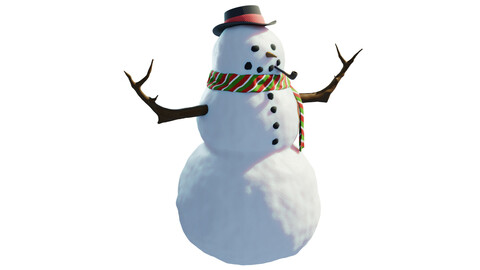 Stylized snow man