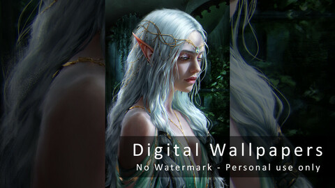 Lady Elluna - Digital Wallpapers