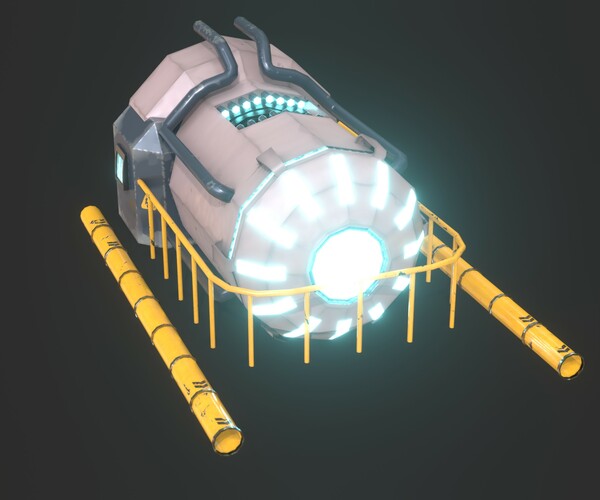 ArtStation Among Us Power Generator Game Assets