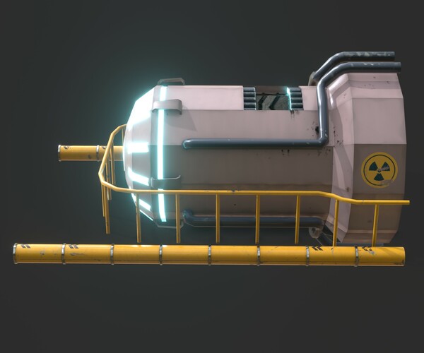 ArtStation Among Us Power Generator Game Assets
