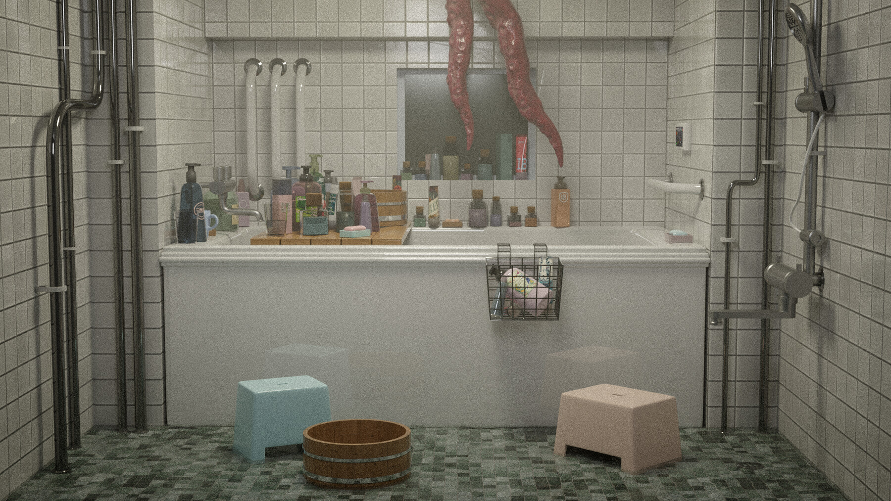 ArtStation blender bathroom Resources